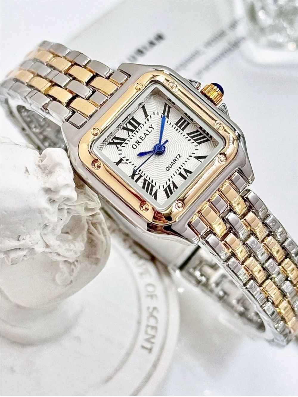Two Tone Silver and Gold Women Watch